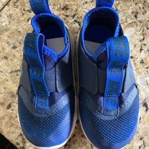 Toddler boys Nike running shoes.